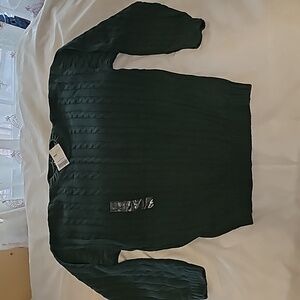Trader Bay Vintage Dark Green Sweater Size L